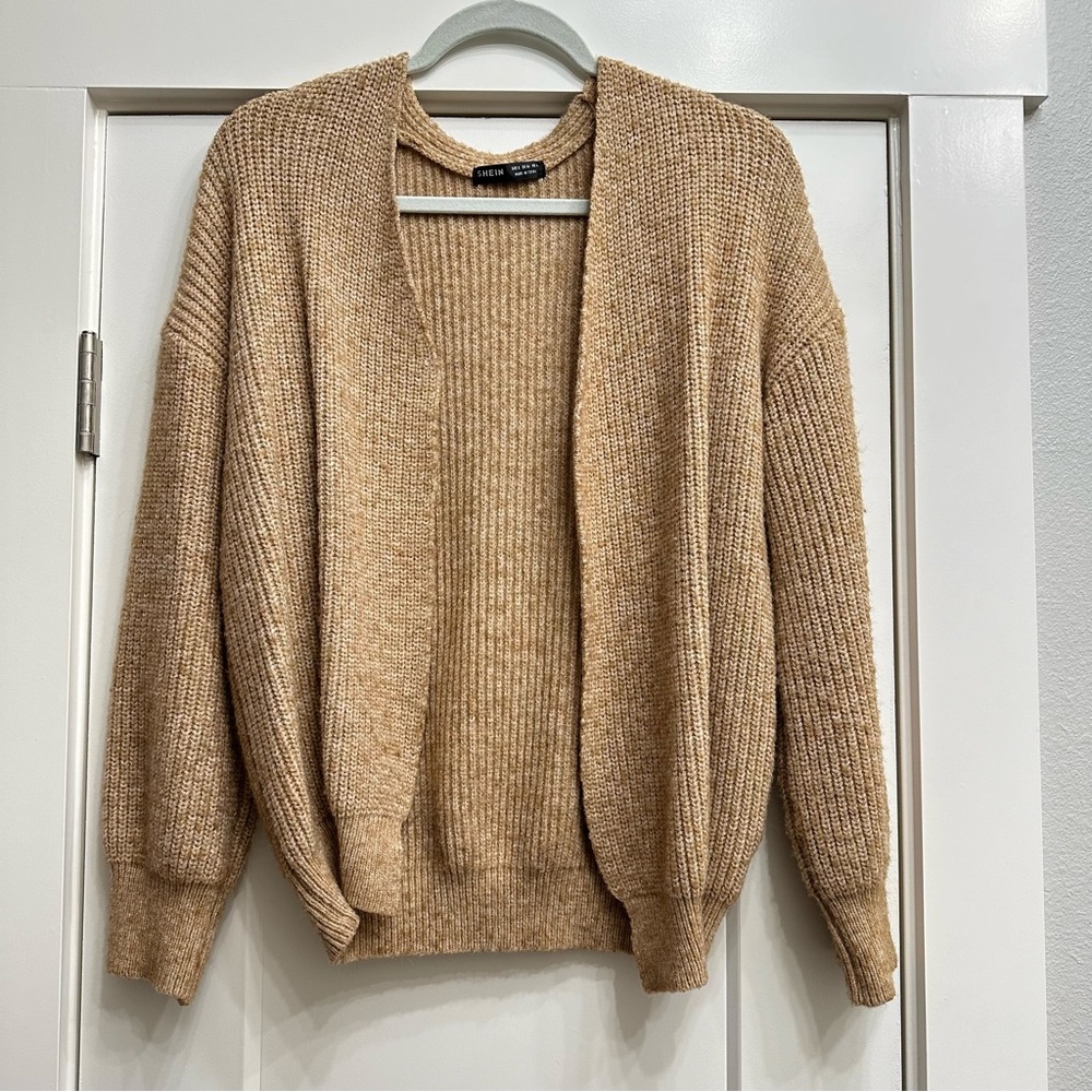 Cozy Open Front Solid Cardigan